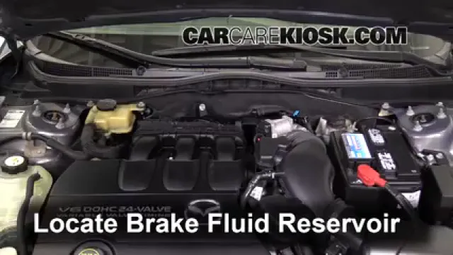 2010 Mazda 6 S 3.7L V6 Líquido de frenos Agregar fluido